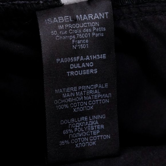 Isabel Marant Etoile Beaded Dulano Denim Trousers - Picture 11 of 12